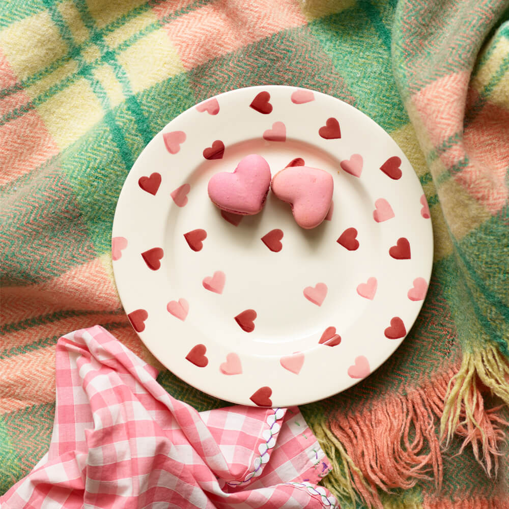 Emma Bridgewater Pink Hearts 8.5 Inch Plate